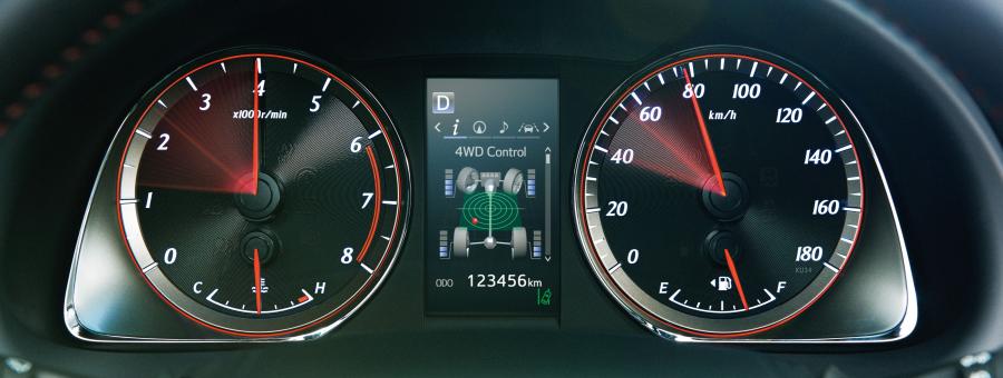 Панель приборов Toyota Harrier 2017 года  (фото 4 из 16)